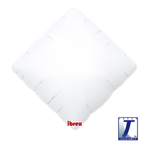 25" White Ibrex Dia Foil Balloons Pack Of 5