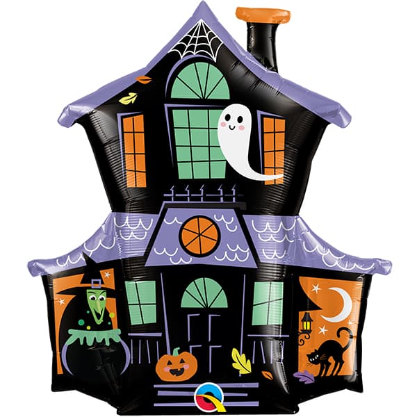 37" Haunted House Supershape Balloons