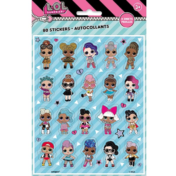 L.O.L Surprise Sticker Sheets