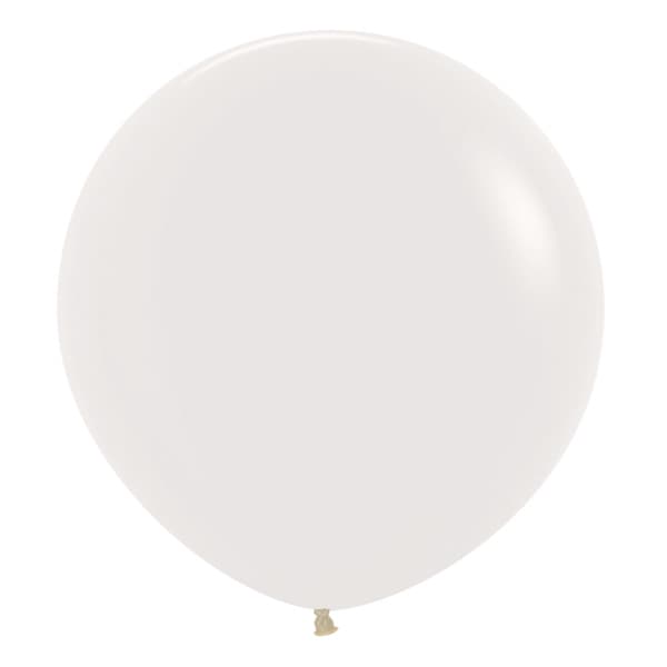 (image for) 24" Crystal Clear Latex Balloons 3pk