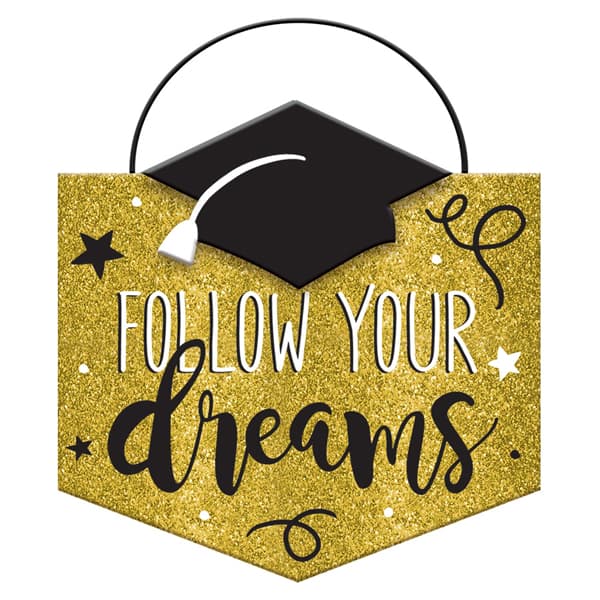 (image for) Follow Your Dreams Hanging sign
