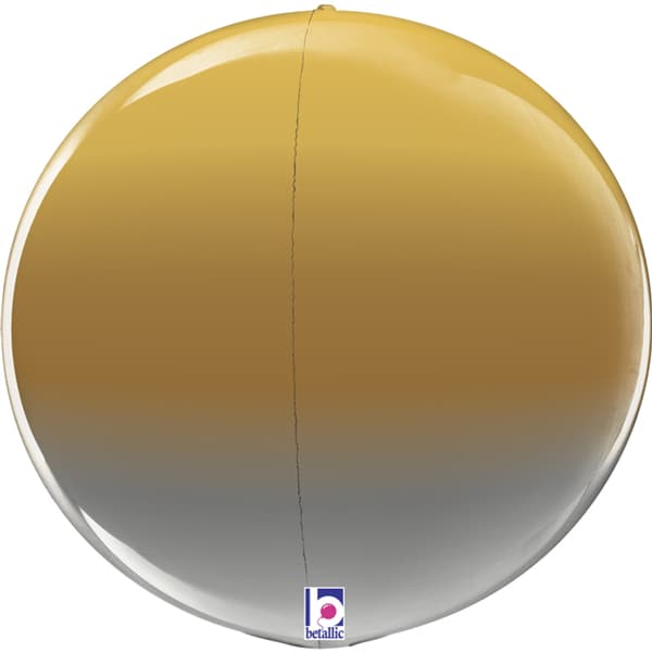 15" Metallic Ombre Globe Foil Balloons
