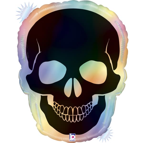 Opal Skull Supershape Balloons