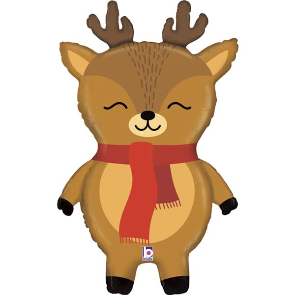 Holiday Reindeer Supershape Balloons