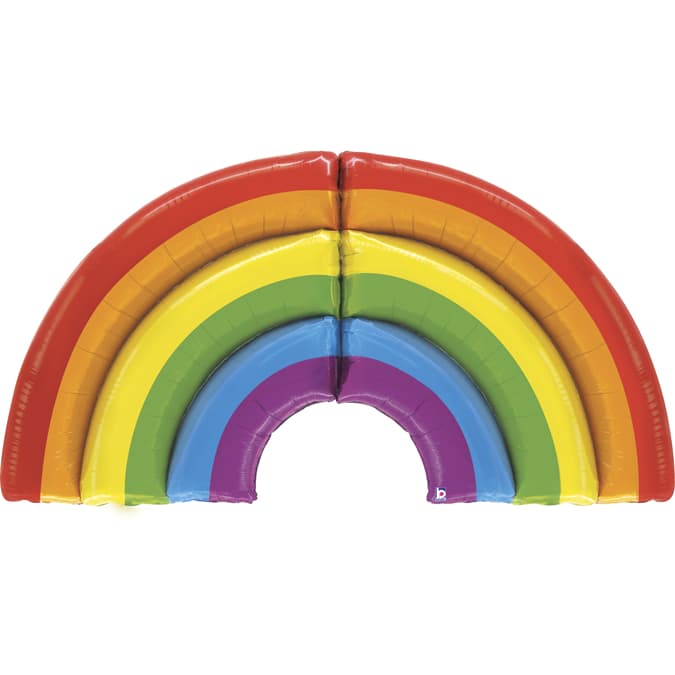 5ft Rainbow Foil Balloons
