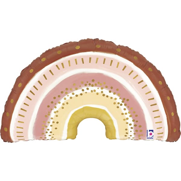 Boho Rainbow Supershape Balloons