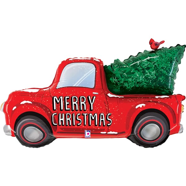 Christmas Truck Supershape Balloons
