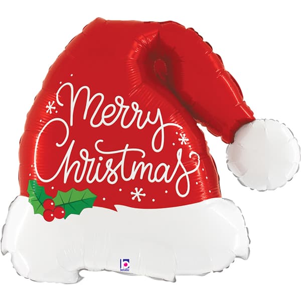 Christmas Santa Hat Supershape Balloons