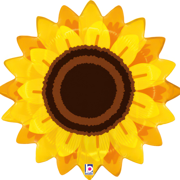 22" Sunflower Supershape Foil Balloons