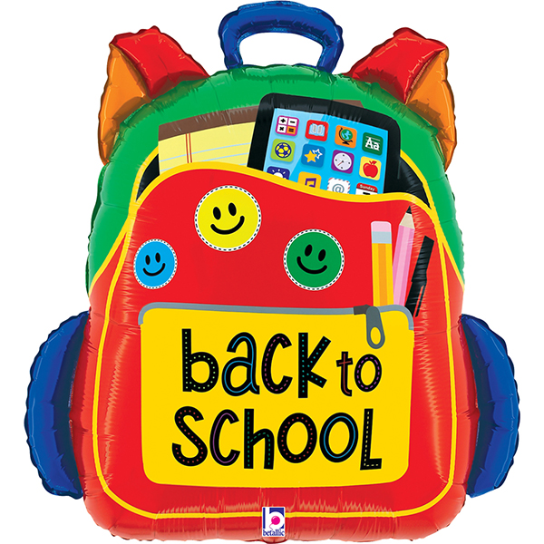 Back To School Backpack Shape Balloons