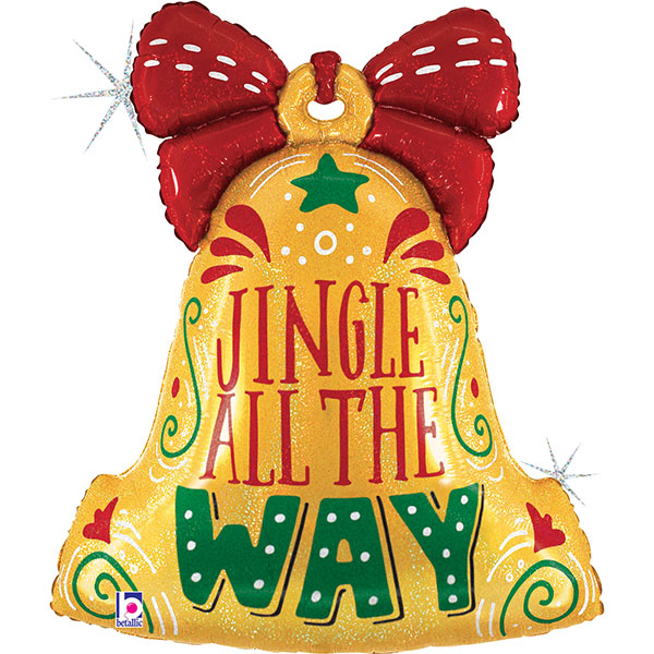 Jingle All The Way Large Shape Balloons
