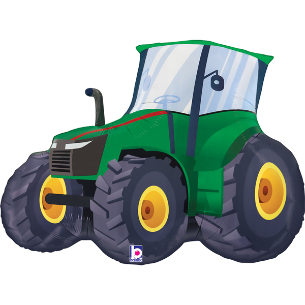 (image for) Farm Tractor Supershape Balloons
