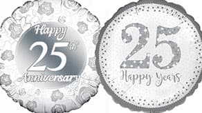 (image for) 25th Anniversary Balloons