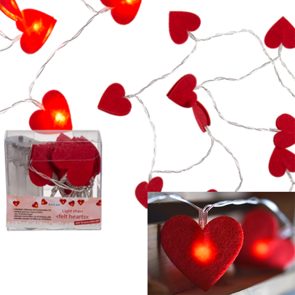 (image for) Felt Hearts Light Chain