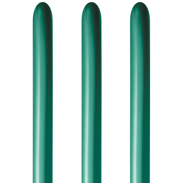 260 Reflex Aurora Green Modelling Latex Balloons 50pk