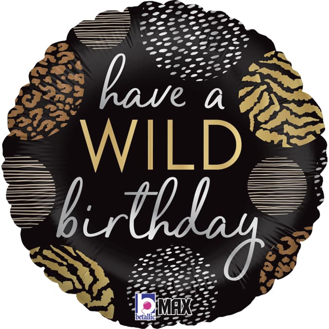 (image for) 18" Wild Birthday Foil Balloons