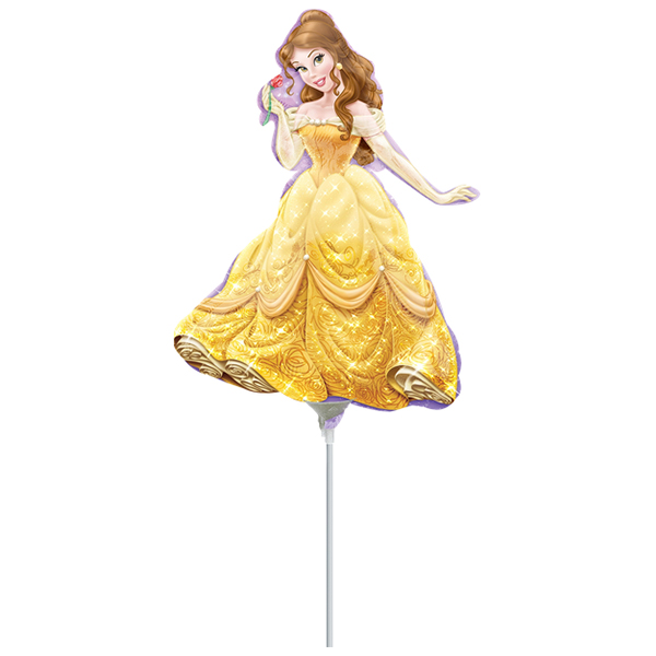 14" Disney Princess Belle Air Fill Mini Shape Balloons