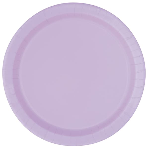 (image for) 9" Lavender Dinner Paper Plates 16pk