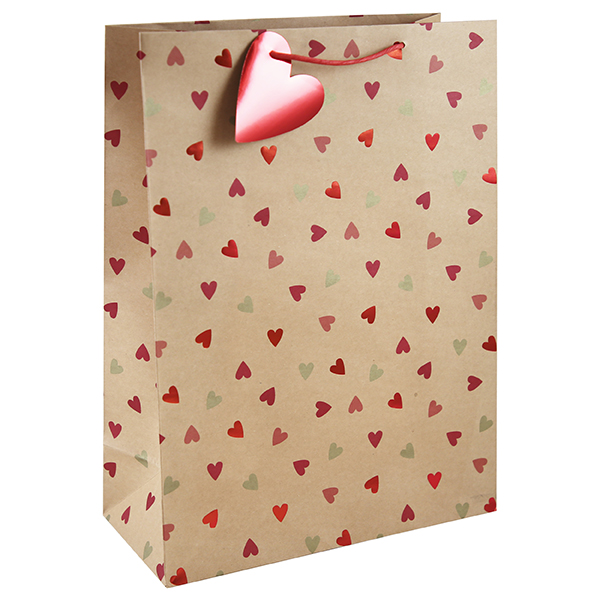 (image for) Kraft Hearts XL Gift Bag