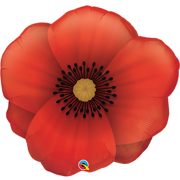 Pretty Poppy Supershape Balloons