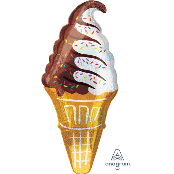 (image for) Ice Cream Supershape Balloons