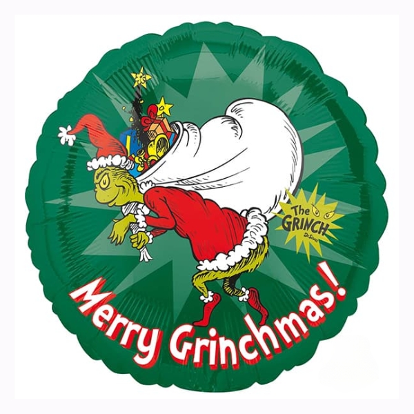 (image for) 18" How The Grinch Stole Christmas Foil Balloons