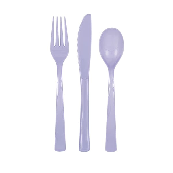 (image for) Lavender Assorted Cutlery 18pk