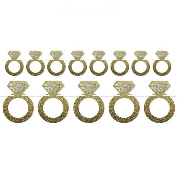 (image for) Diamond Rings Streamer Decoration