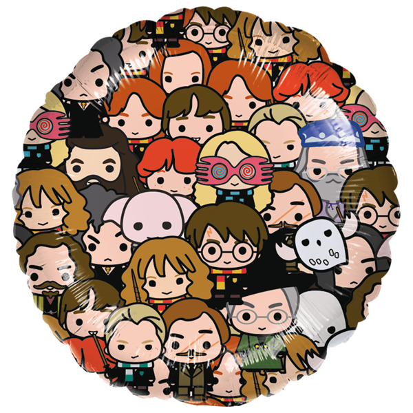 18" Harry Potter Multi Face Foil Balloons