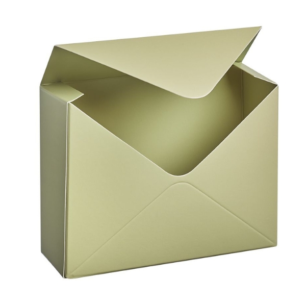 (image for) Sage Green Envelope Flower Box 10pk