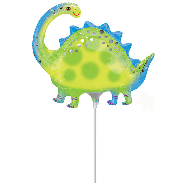 14" Stegosaurus Dinosaur Air Fill Foil Balloons