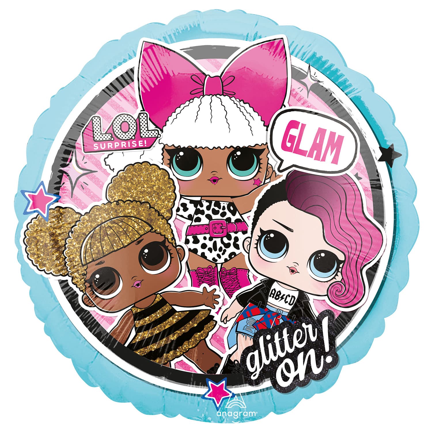 18" L.O.L. Glam Foil Balloons