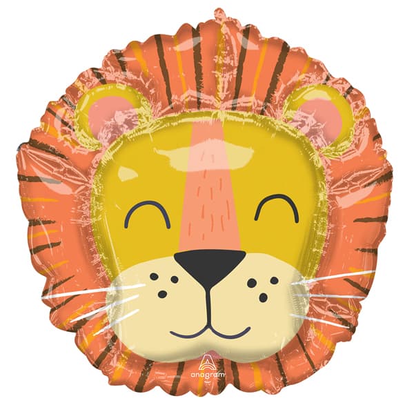 (image for) Get Wild Lion Head Supershape Balloons