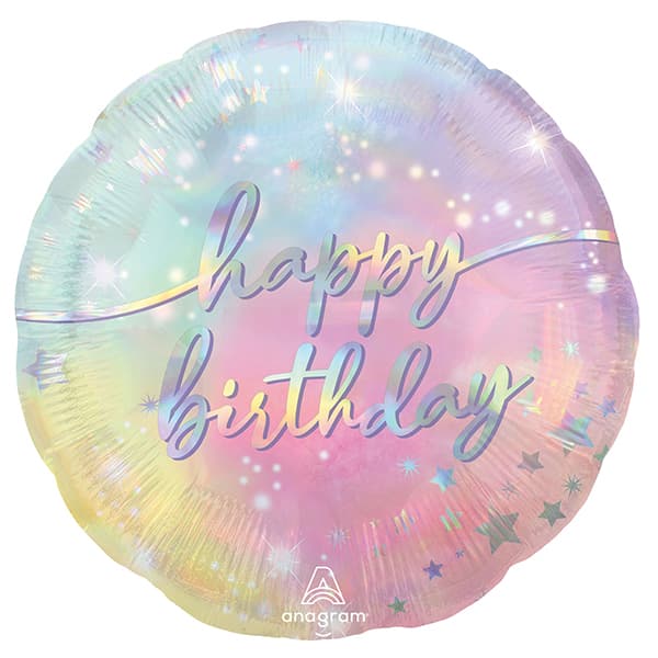 18" Luminous Happy Birthday Foil Balloons