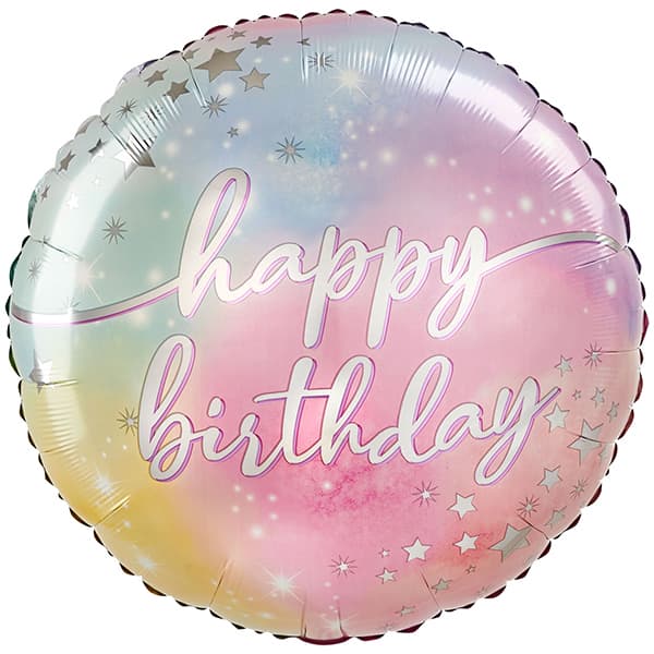 (image for) Luminous Birthday Jumbo Foil Balloons