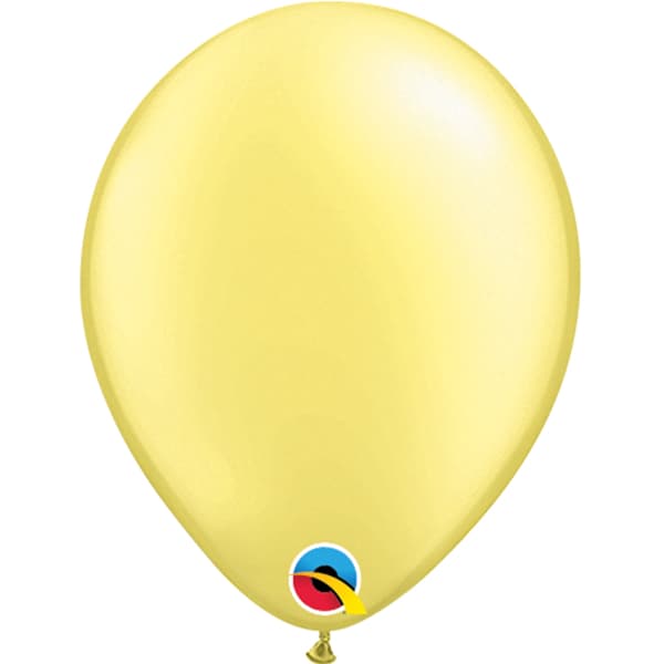 (image for) 11" Pearl Lemon Chiffon Latex Balloons 100pk