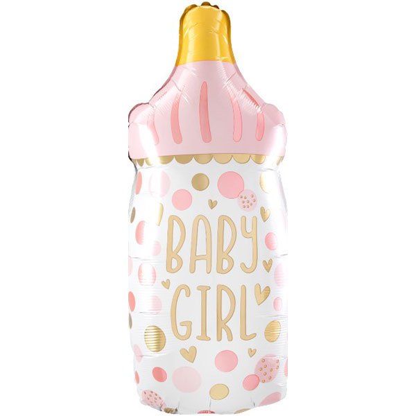 Baby Girl Bottler Supershape Balloons