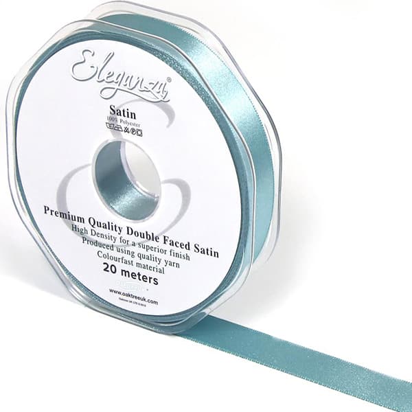 (image for) Sea Breeze Double Faced Satin Ribbon 15mm x 20m