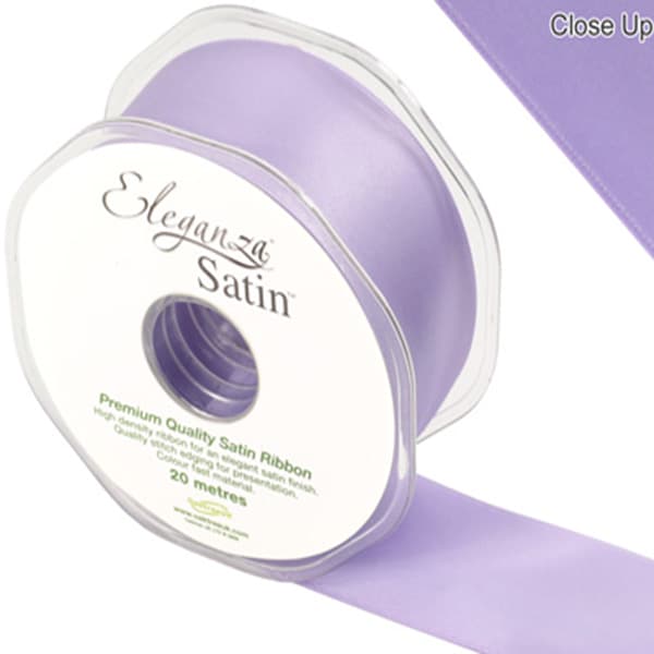 Lavender Double Faced Satin Ribbon 38mm x 20m