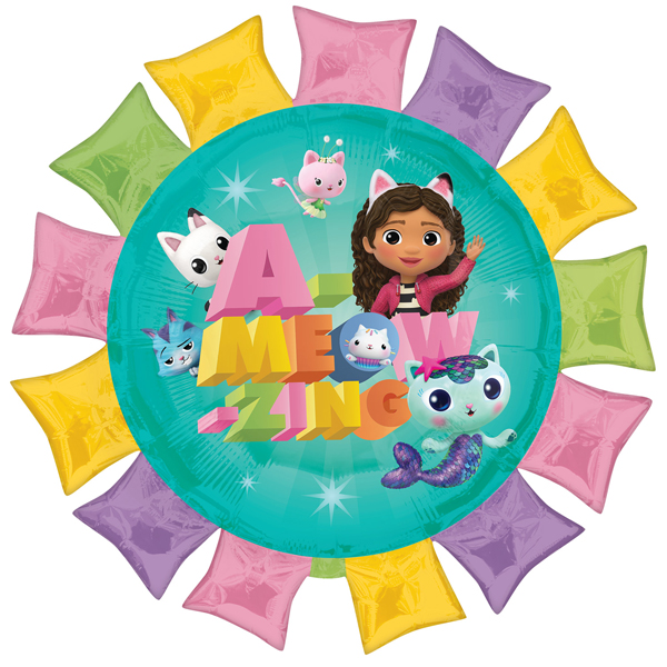 (image for) Gabby's Dollhouse Supershape Balloons