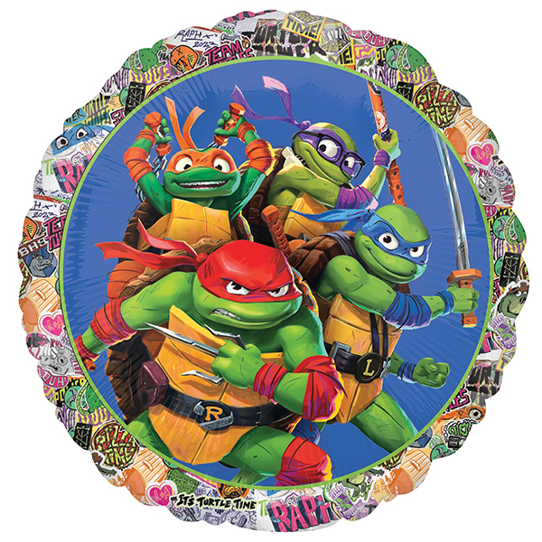 18" Teenage Mutant Ninja Turtles Foil Balloons