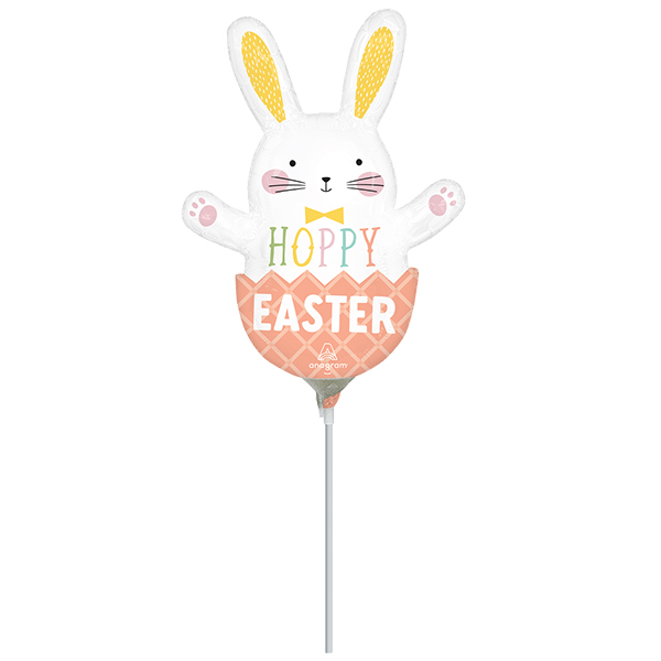 14" Hoppy Easter Bunny Air Filled Balloons