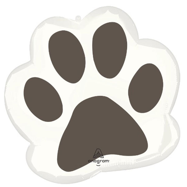 Pawsome Party Paw Print Supershape Balloons