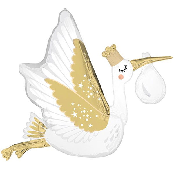Special Delivery Stork Supershape Balloons