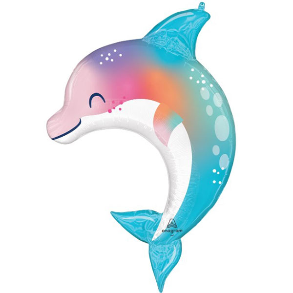 Under The Sea Dolphin Supershape Balloons