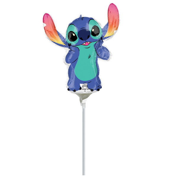 14" Disney Stitch Air Filled Minishape Balloons