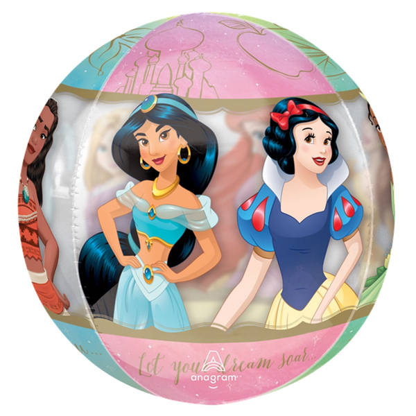 15" Disney Princess Orbz foil Balloons