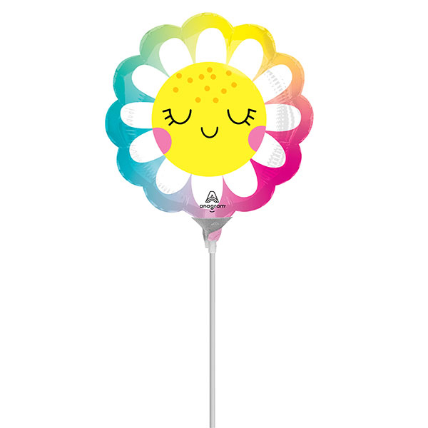 (image for) 14" Happy Daisy Air Fill Foil Balloons
