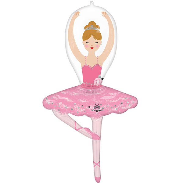 (image for) Ballerina Girl Supershape Foil Balloons