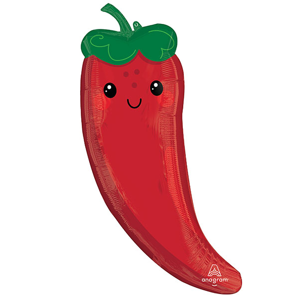 (image for) Chilli Pepper Food Friends Supershape Foil Balloon